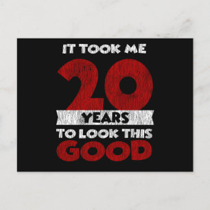 Carte Postale Un Anniversaire de 20 ans m'a fait paraître beau 2