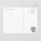 Carte Postale "Un aperçu" (Dos)