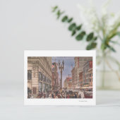 Carte Postale Un aperçu de Busy Broadway (Debout devant)
