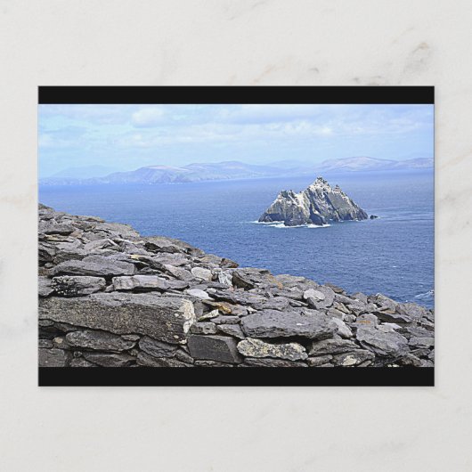 Carte Postale Un aperçu de Little Skellig de Skellig Michael (Devant)