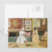 Carte Postale Un appel amical, 1895 (huile sur toile) (Devant / Derrière)