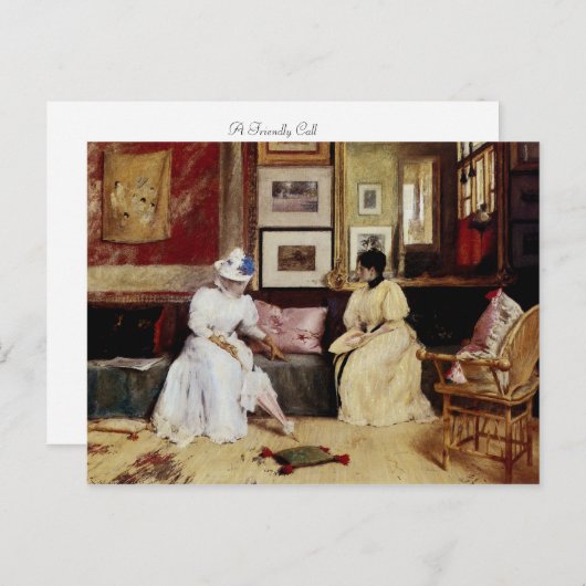 Carte Postale Un appel convivial (Devant / Derrière)