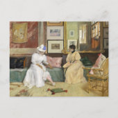Carte Postale Un appel convivial | William Merritt Chase (Devant)