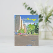 Carte Postale Un après-midi chargé à Chicago (Debout devant)