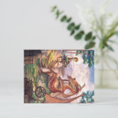 Carte postale « Un après-midi doré » (Debout devant)