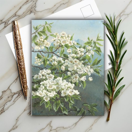 Carte Postale Un arbre à poires à fleurs, Christensen 1891