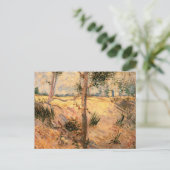 Carte Postale Un arbre dans un champ pendant la journée ensoleil (Debout devant)