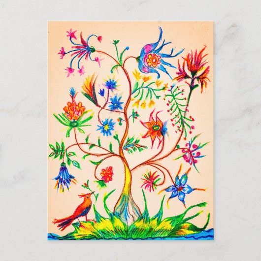 Carte Postale Un arbre de vie (Devant)