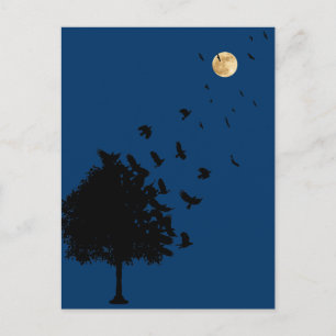 Carte Postale Un arbre des corbeaux
