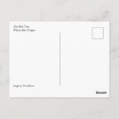 Carte Postale Un arbre rouge (Dos)