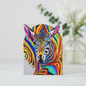 Carte Postale Un arc-en-ciel coloré (Debout devant)