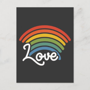 Carte Postale Un arc-en-ciel d'amour