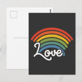Carte Postale Un arc-en-ciel d'amour (Devant / Derrière)