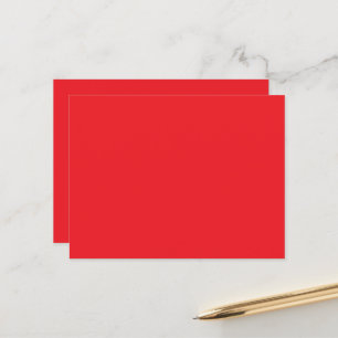 Carte Postale un arrière - plan rouge avec une bordure blanche