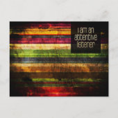 Carte Postale "Un auditeur attentif" Motivation Affirmation (Devant)