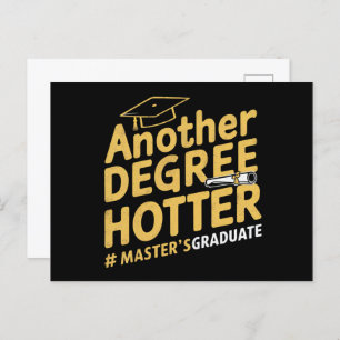 Carte Postale Un autre diplôme Hotter Master's Graduation