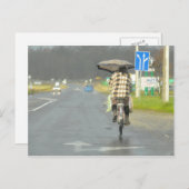 Carte Postale Un autre jour pluvieux Hongrie 2008 (Devant / Derrière)