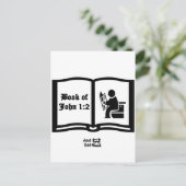 Carte Postale Un autre livre de Jean verset 1:2 (Debout devant)