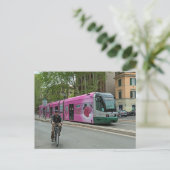 Carte Postale Un autre tramway à Rome (Debout devant)
