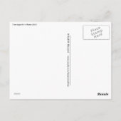 Carte Postale Un autre tramway à Rome (Dos)