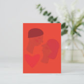 Carte Postale Un Baiser (Debout devant)