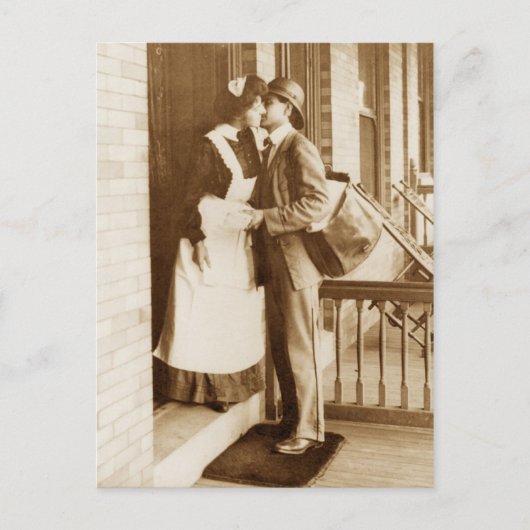 Carte Postale Un baiser du facteur (Devant)