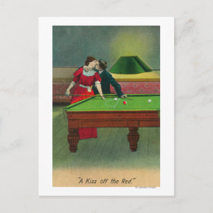 Carte Postale Un baiser du rouge