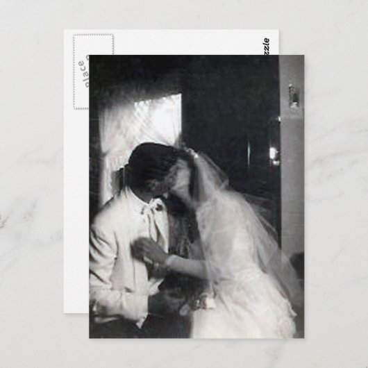 Carte Postale Un baiser le jour (Devant / Derrière)