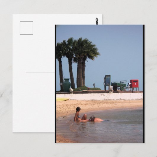 Carte Postale Un baiser pour le genou (Devant / Derrière)