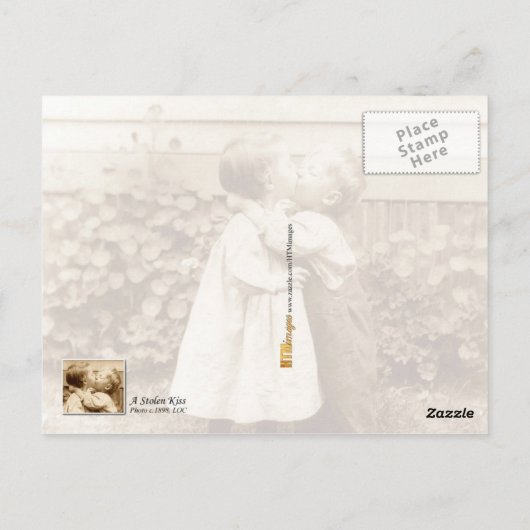 Carte Postale Un baiser volé (Dos)