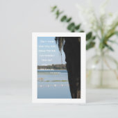 Carte Postale Un banc avec vue (Debout devant)