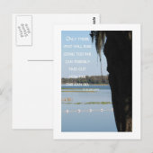 Carte Postale Un banc avec vue (Devant / Derrière)