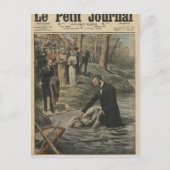 Carte Postale Un baptême adventiste en La la Marne (Devant)