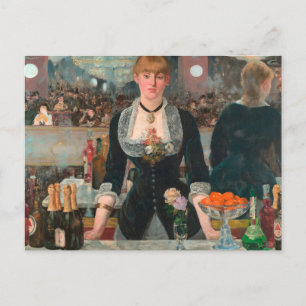 Carte Postale Un bar aux Folies-Bergère Edouard Manet