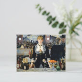 Carte Postale Un bar aux Folies-Bergère par Manet (Debout devant)