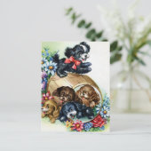 Carte Postale Un baril de chiots (Debout devant)