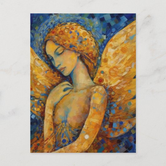 Carte Postale Un Beau Ange-Dame (Devant)