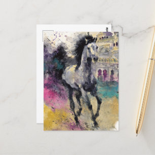 Carte Postale Un Beau Cheval