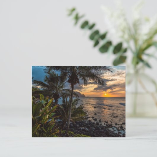Carte Postale Un beau coucher de soleil 2 (Debout devant)