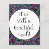 Carte Postale Un Beau Monde (Devant)