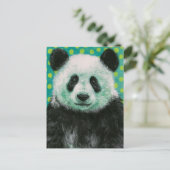 Carte Postale Un beau panda ours (Debout devant)