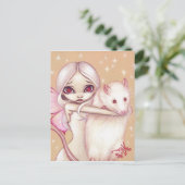 Carte postale "Un Beau Rat" (Debout devant)