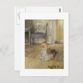 Carte Postale Un bébé dans un PinaFora (Devant / Derrière)