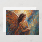 Carte Postale Un bel ange (Devant / Derrière)