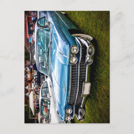 Carte Postale Un bleu 1959 Cadillac Eldorado Biarritz. (Devant)