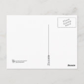 Carte Postale Un bol de cœurs et une mûre (Dos)