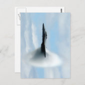 Carte Postale Un boom sonique (Devant / Derrière)