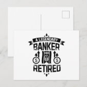 Carte Postale Un boulanger légendaire a pris sa retraite (Devant / Derrière)