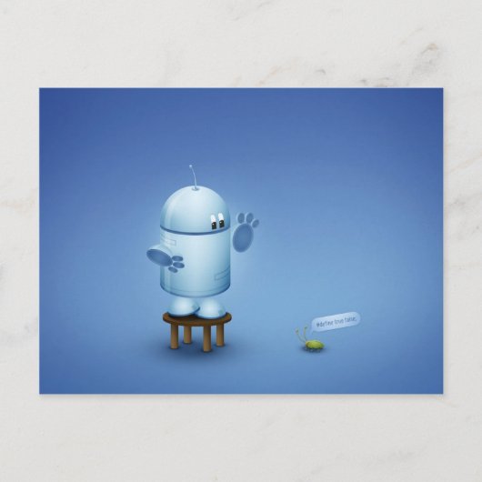 Carte Postale Un bug (Devant)