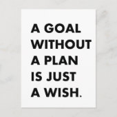 Carte Postale Un but sans plan (Devant)